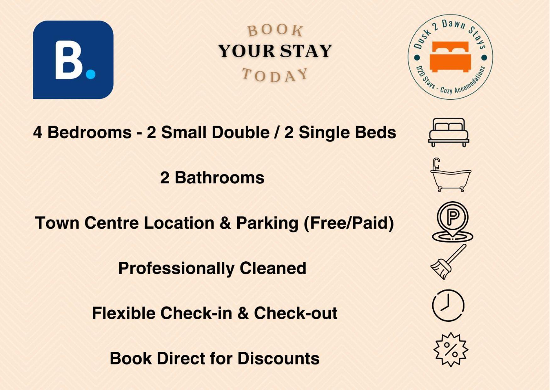 4 Bedroom, 2 Bath In Newcastle Town Centre 外观 照片